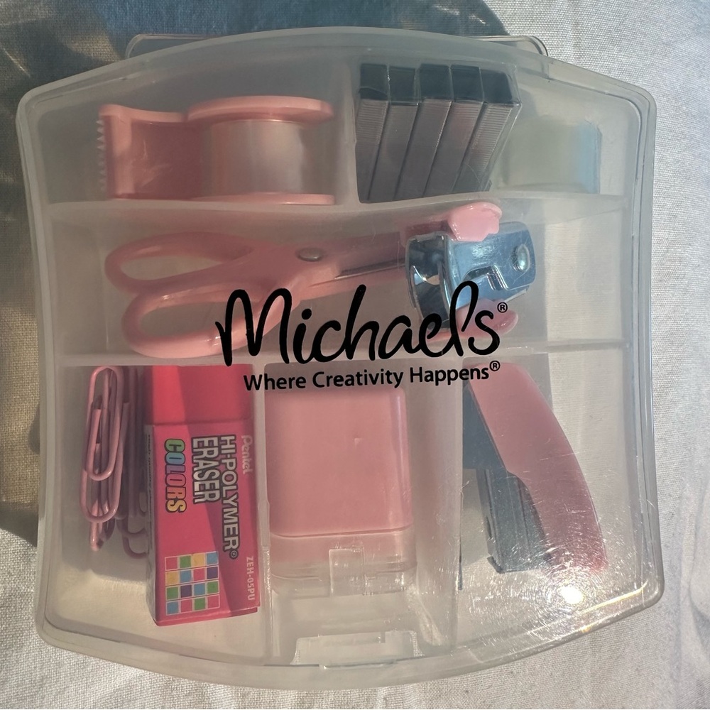Michaels mini stationary kit pink - Picture 2 of 4